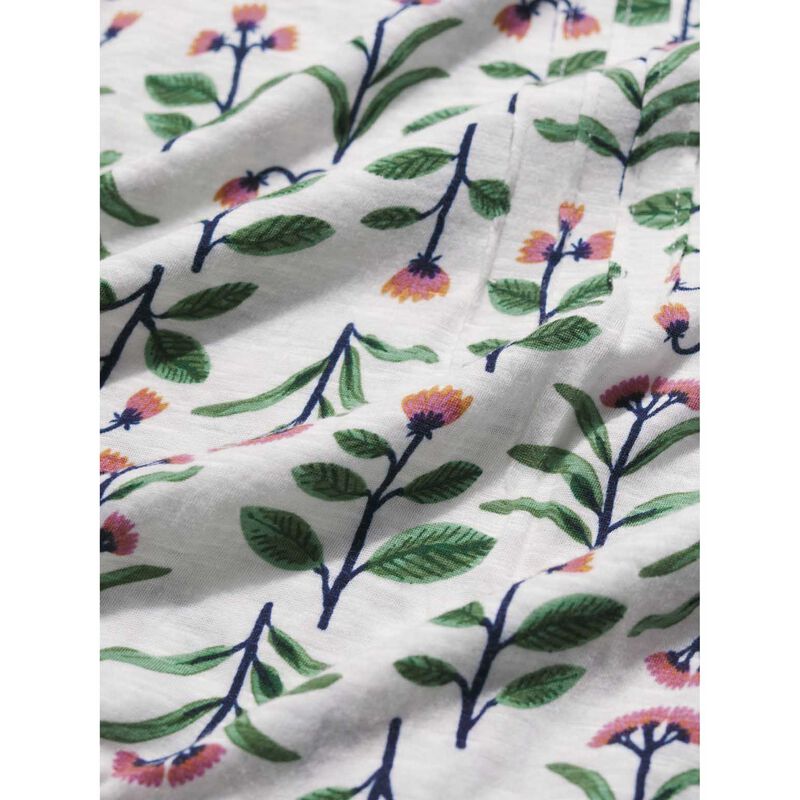 Seasalt Cornwall Busy Lizzy Tunic Painted Stems Chalk image number 3